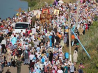 Оренбургские казаки приняли участие в праздничном Крестном ходе в честь Табынской иконы Божией Матери (фото)